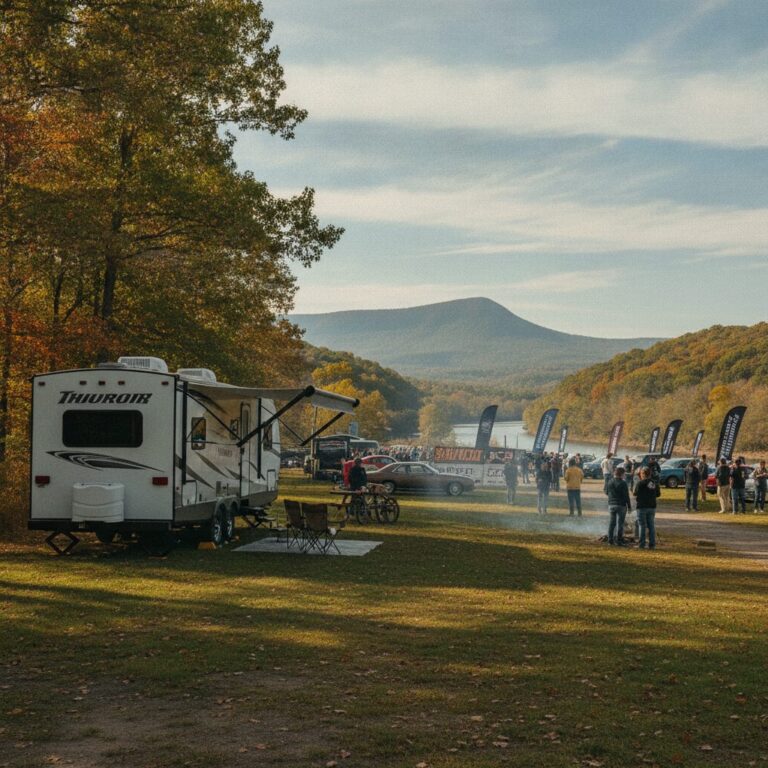 RV rental for Chattanooga Motorcar Festival near South Pittsburg TN