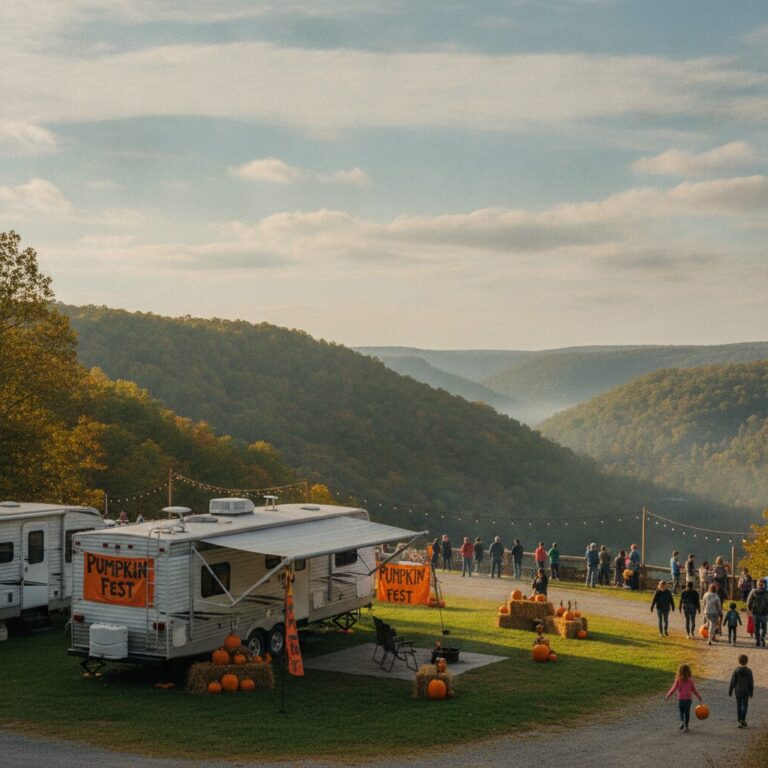 RV rental for Pumpkin Fest at Cloudland Canyon near South Pittsburg TN