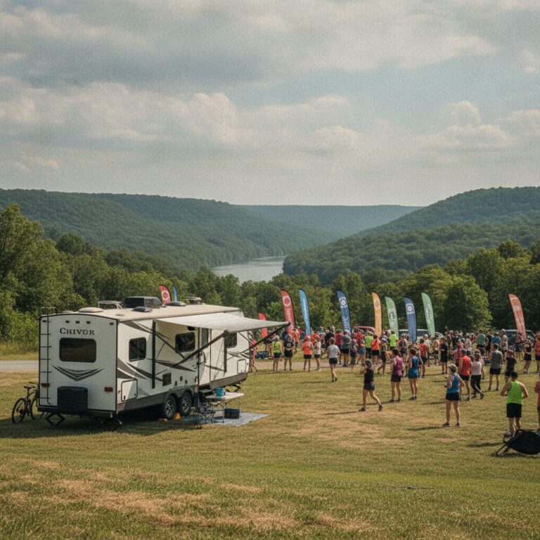RV rental for Cumberland Trail Challenge Trail Run near South Pittsburg TN