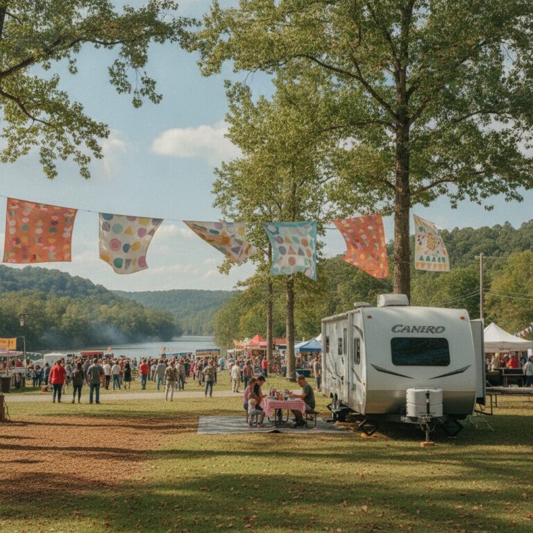 RV rental for National Cornbread Festival near South Pittsburg TN