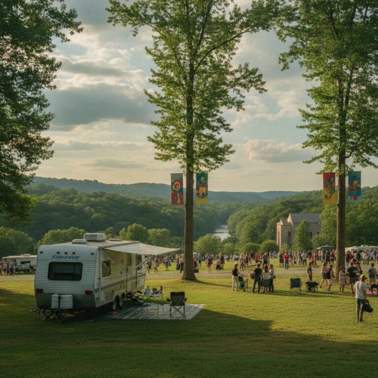 RV rental for Sewanee Summer Music Festival near South Pittsburg TN
