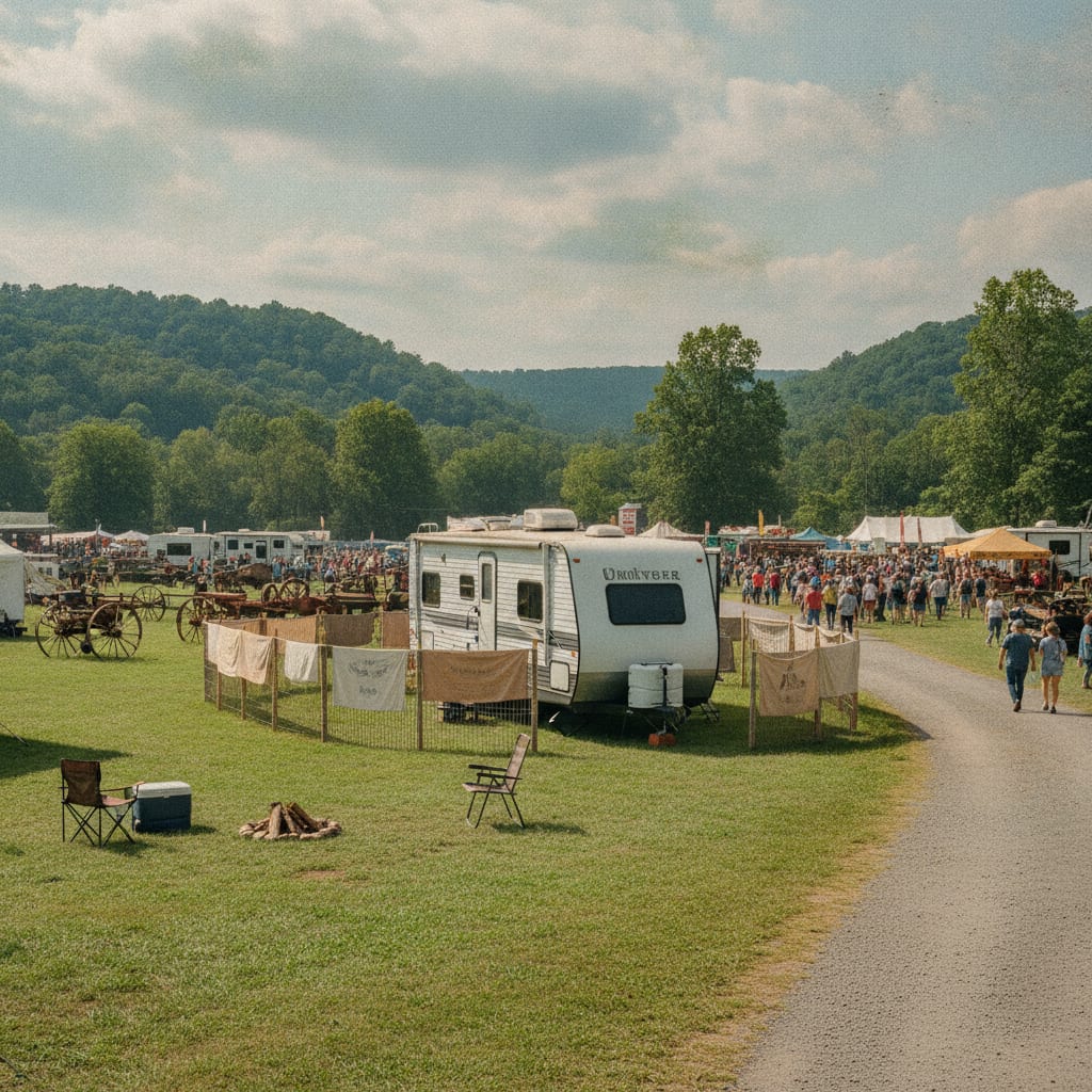 RV rental for Tennessee Valley Old Threshers Reunion near South Pittsburg